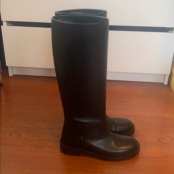 Zara Tall Leather Boots - Picture 3 of 5
